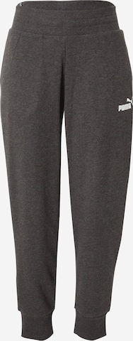 PUMA Workout Pants 'ESSENTIAL' in Grey: front
