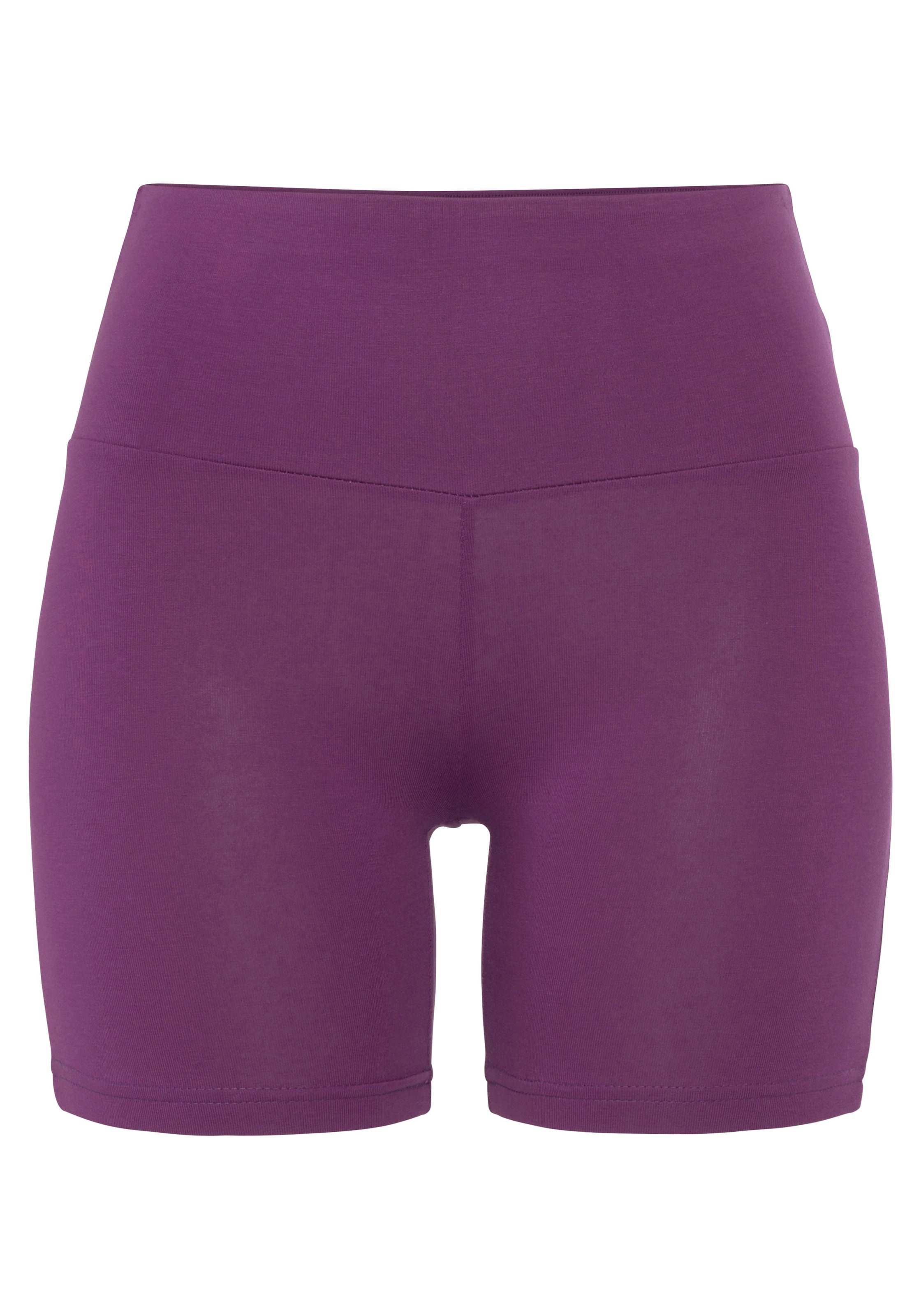 LASCANA Skinny Sportbroek in Lila: voorkant