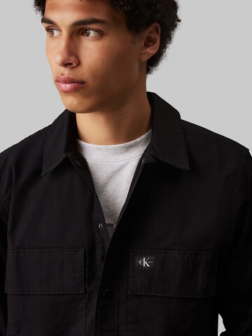 Calvin Klein Jeans Comfort fit Overhemd in Zwart
