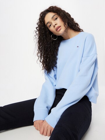 TOMMY HILFIGER Sweatshirt in Blau