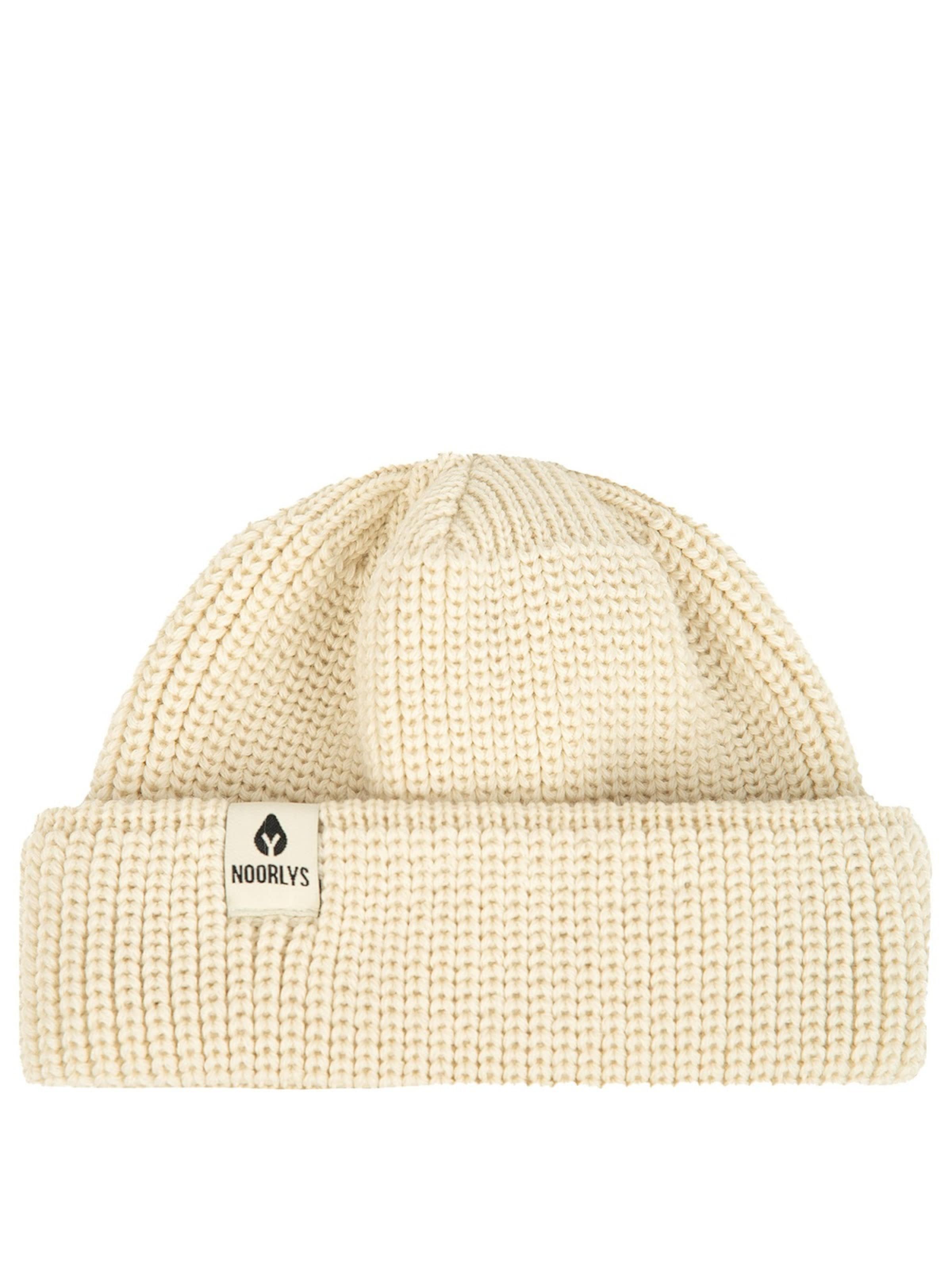 NOORLYS Beanie 'LUAN' in White: front