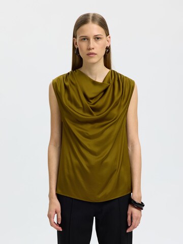 SELECTED Bluse in Grün: Vorderseite