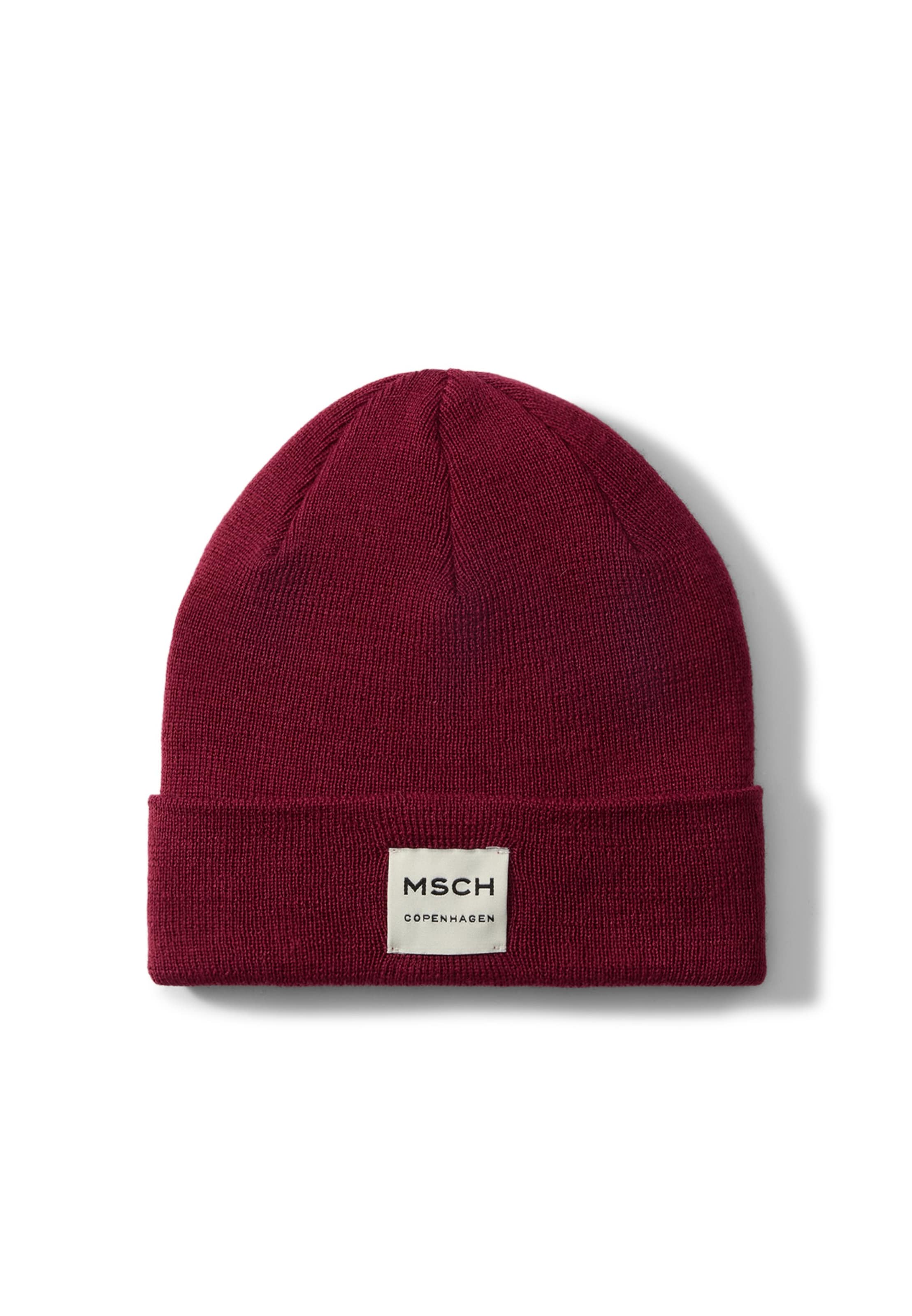 MSCH COPENHAGEN Beanie 'Mojo' in Red: front