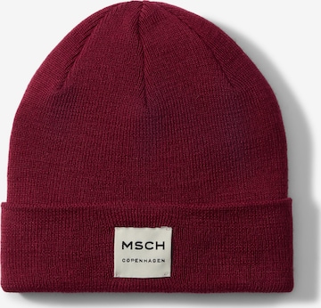 MSCH COPENHAGEN Beanie 'Mojo' in Red: front