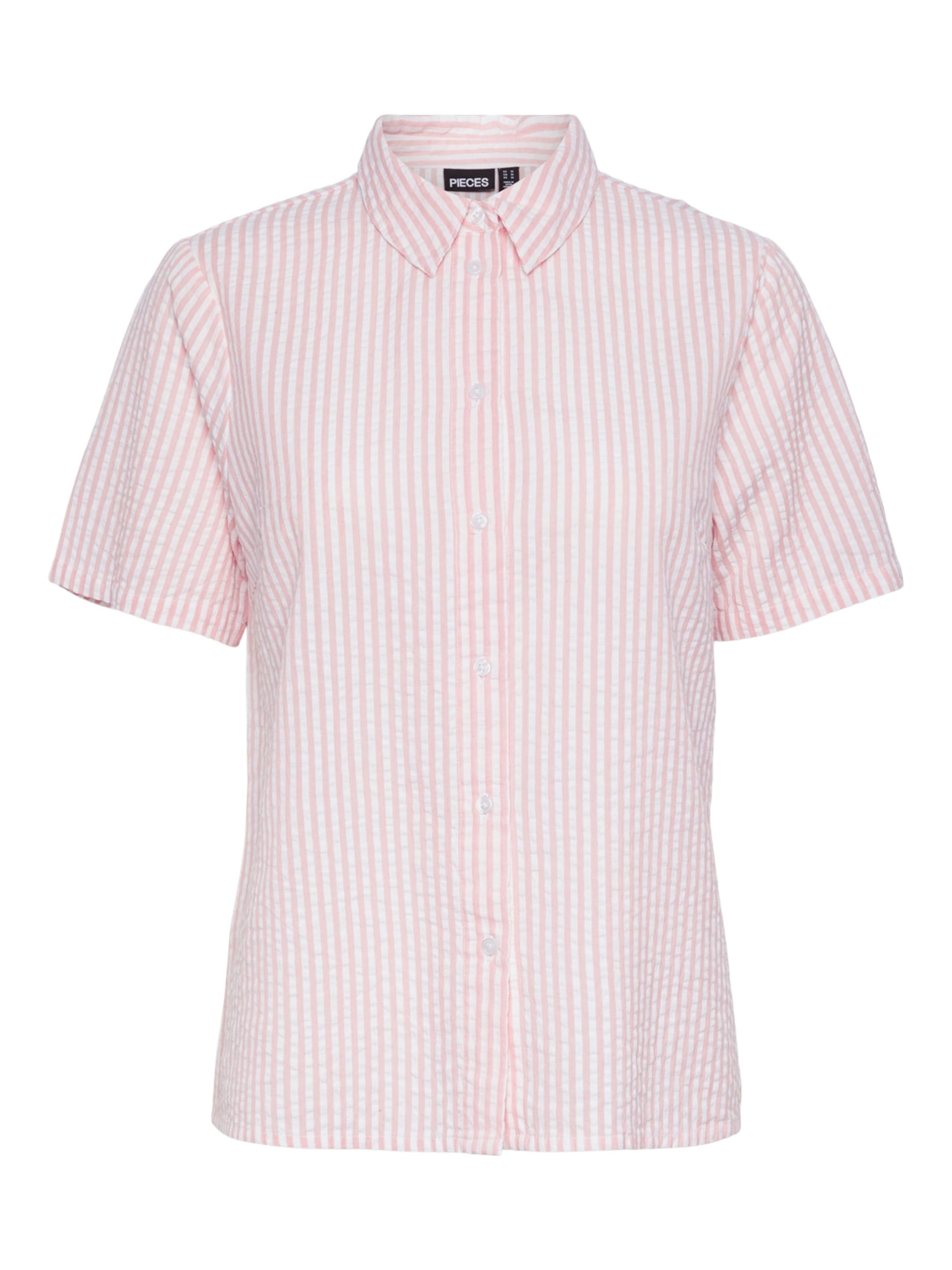 PIECES Блузка 'PCSally' в Ярко-розовый: спереди