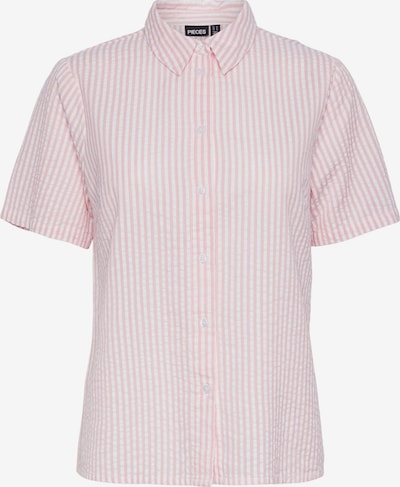 PIECES Pusero 'PCSally' värissä roosa / valkoinen, Tuotenäkymä