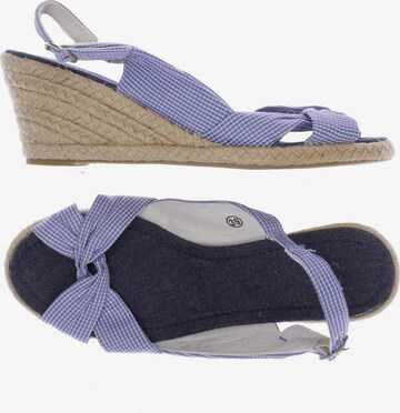 AKIRA Sandalen 39 in Blau: predná strana