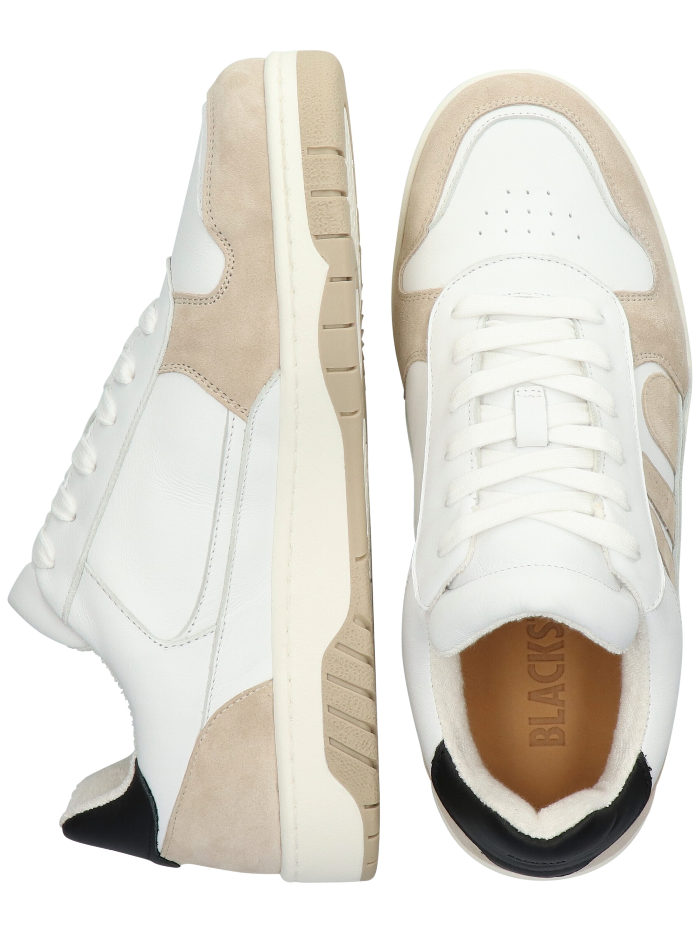 BLACKSTONE - Sapatilhas baixas 'Jade Vaughn - EG383' em branco