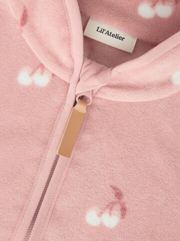 Lil'Atelier Fleece jas in Roze