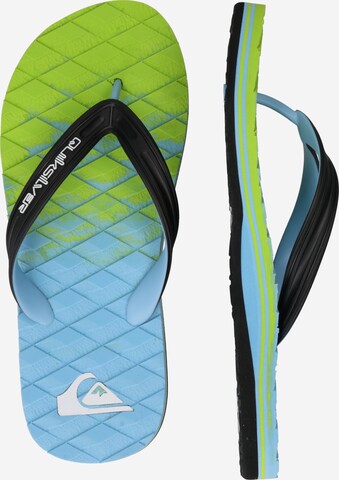 Flip-flops 'OAHUEY' de la QUIKSILVER pe verde