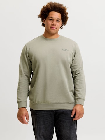 Jack & Jones Plus Sweatshirt 'JJEARCHIVE' i beige: forside
