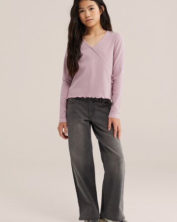 WE Fashion Футболка в Лиловый