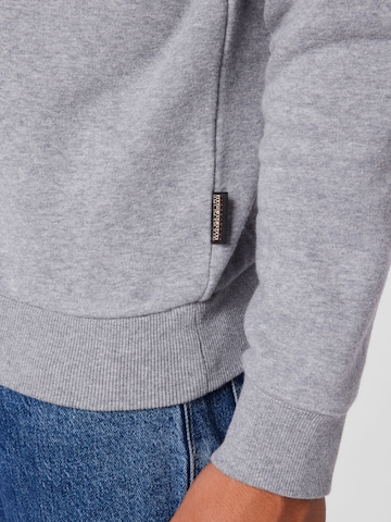 NAPAPIJRI Sweatshirt 'Burgee Wint 1' in Grey