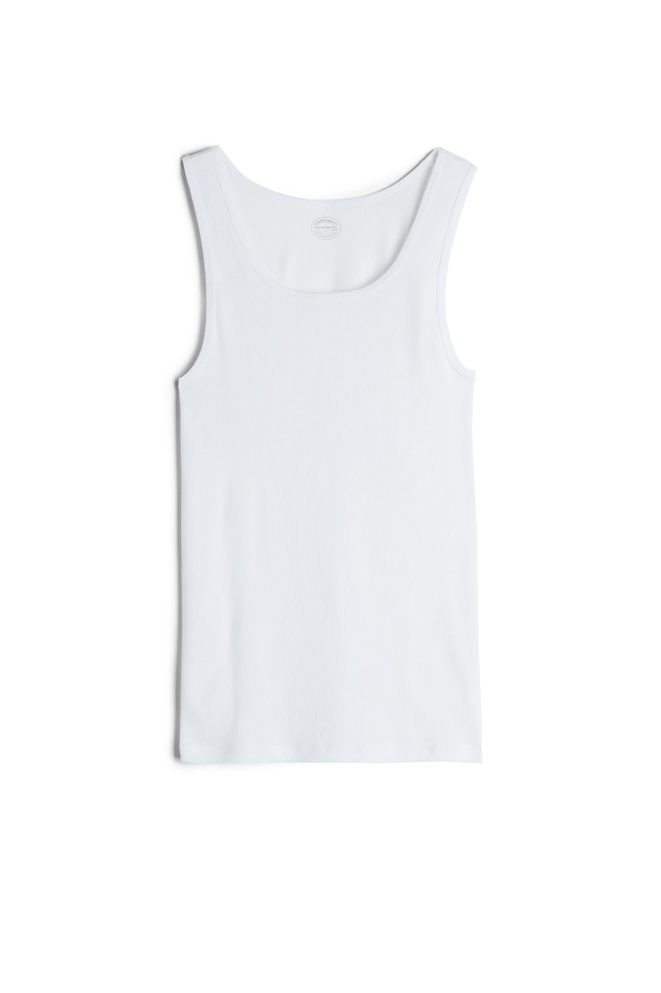 IUMAN Intimissimi Uomo Shirt in White: front