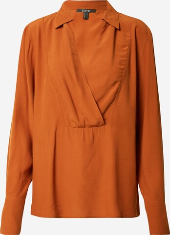 ESPRIT Blouse in Bruin: voorkant