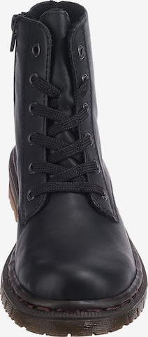 Rieker Lace-up bootie in Black