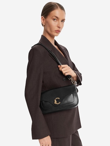 Coccinelle - Bolso de hombro 'C-ME CALF E1 SSK 12 03 21' en negro: frente