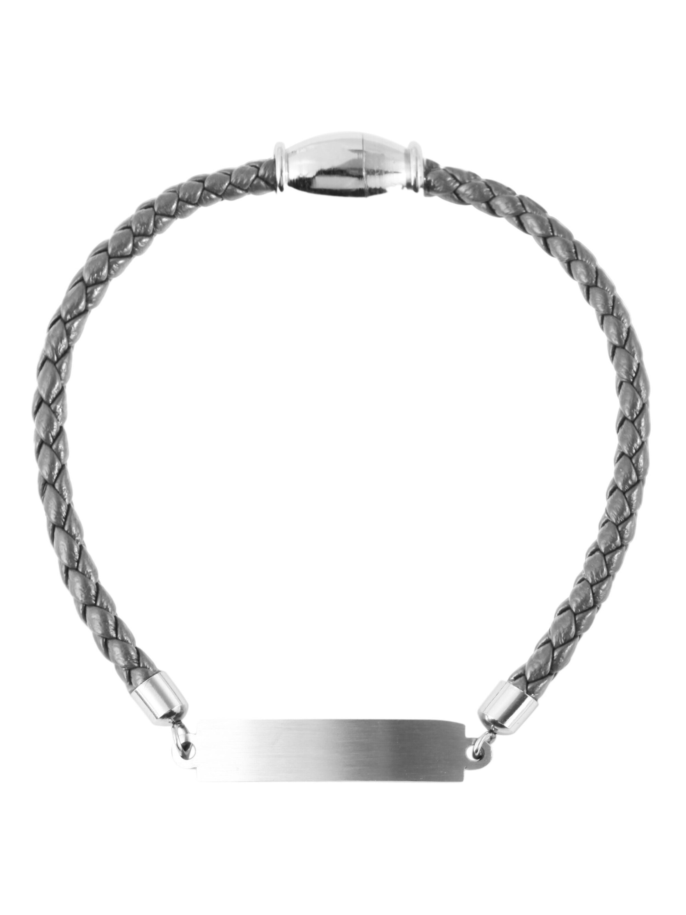 Akzent Bracelet 'Nicola, silberfarbig, langlebig' in Grey: front
