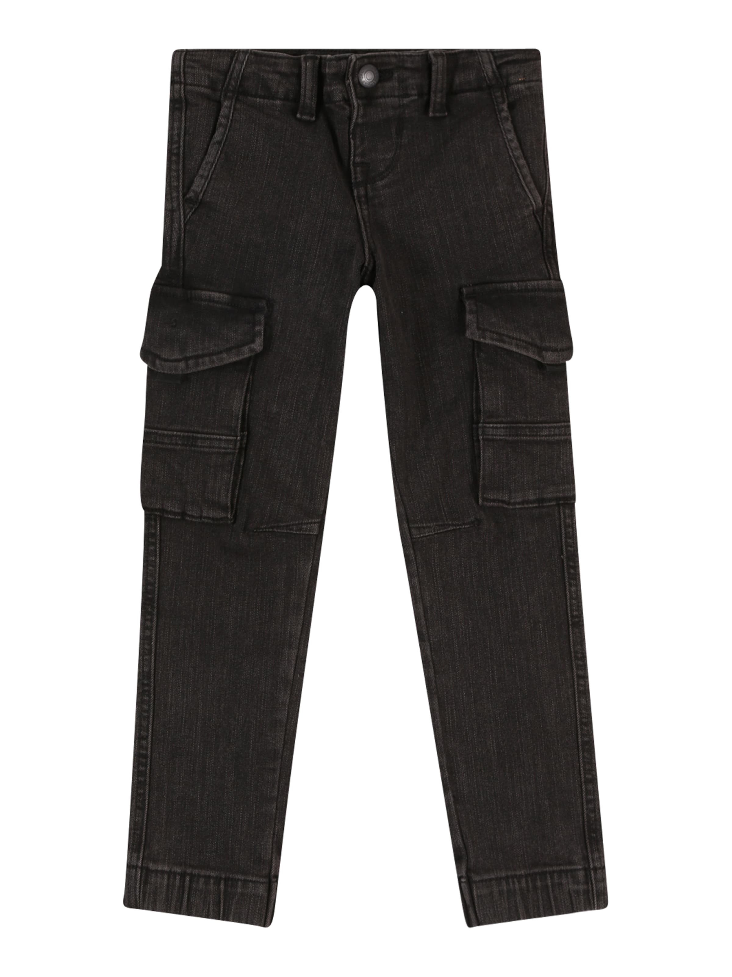JACK & JONES MINI Regular Jeans 'JJIPaul JJFLake' in Zwart: voorkant