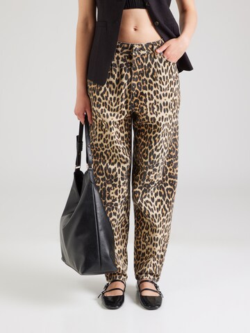 co'couture Loosefit Jeans in Braun: Vorderseite