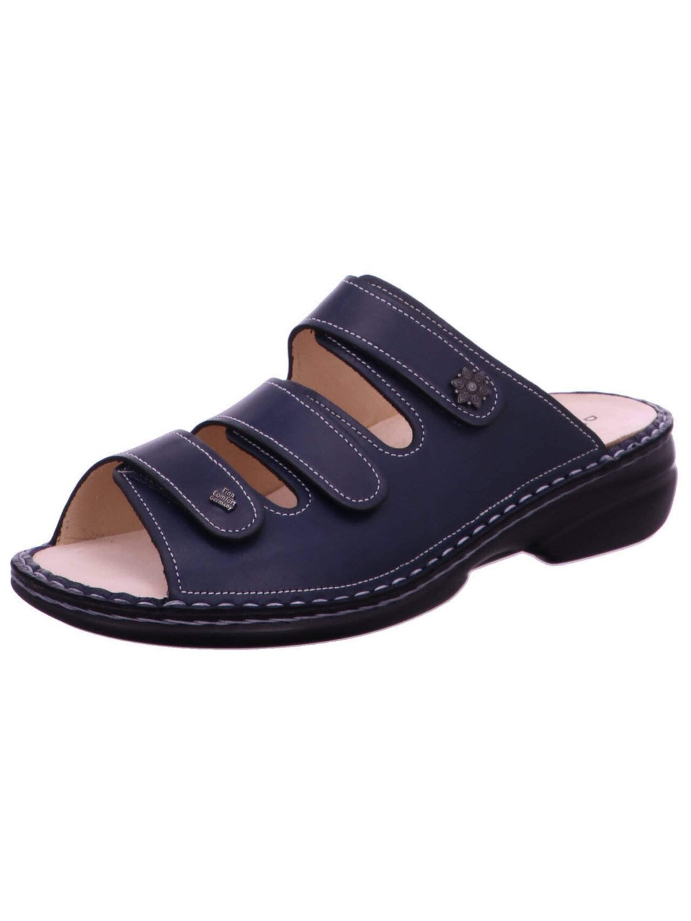 Finn Comfort Muiltjes '82564 423041' in Blauw: voorkant