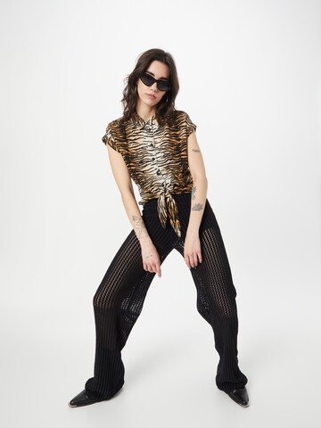 King Louie Bluse in Braun