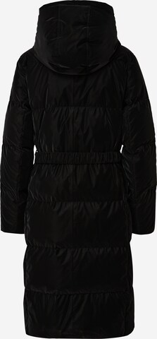 comma casual identity Winter Coat in Black: front