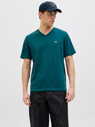 JACK & JONES Tričko 'JCOREACH' – zelená: přední strana