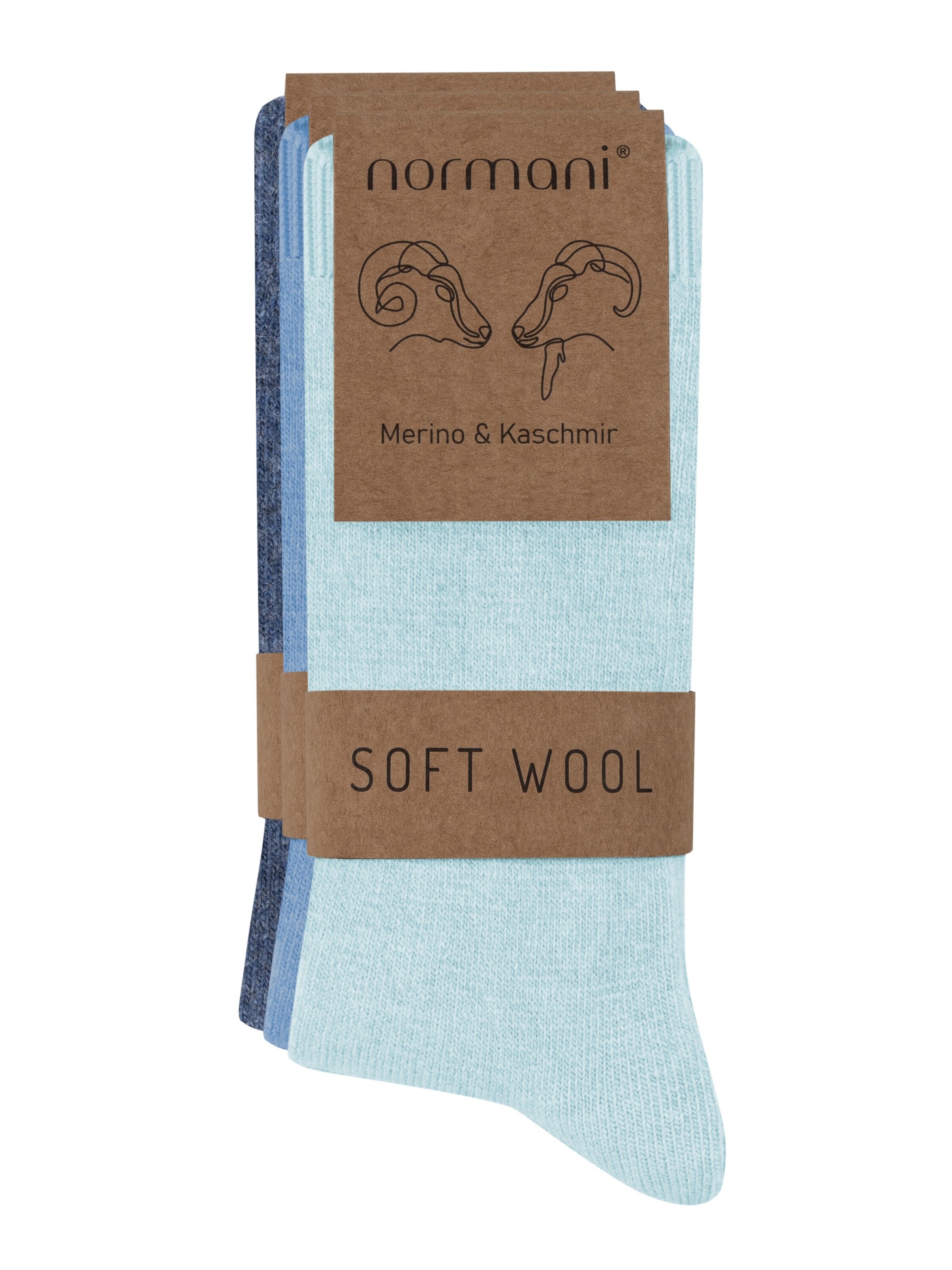 Chaussettes normani en bleu