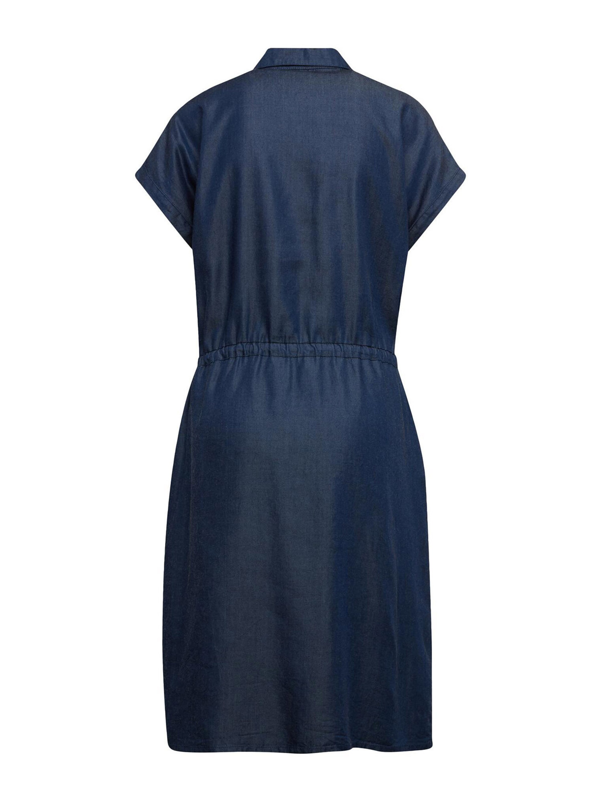 Goldner Kleid in Blau
