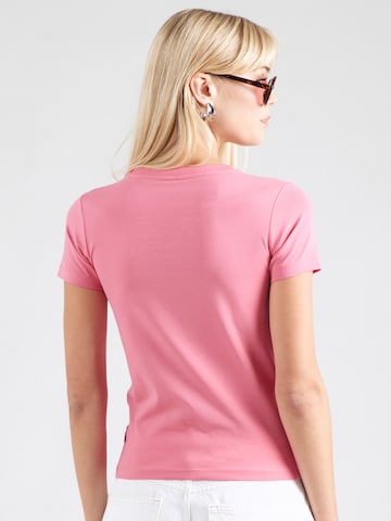 Maglietta di GUESS JEANS in rosa