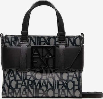 ARMANI EXCHANGE - Bolso de hombro en negro: frente