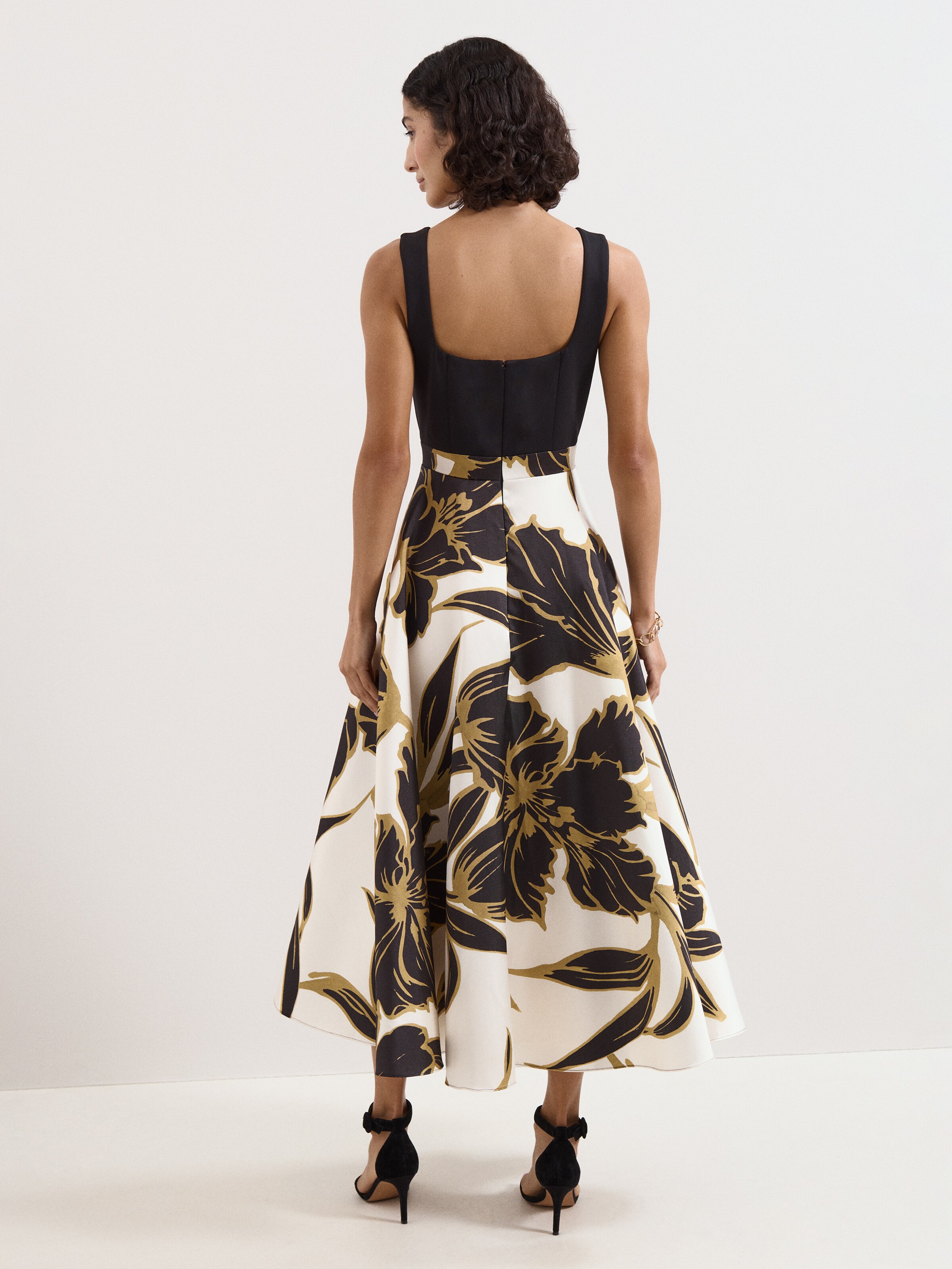 Phase Eight Kleid in Braun: Rückseite