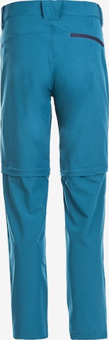 Whistler Regular Workout Pants 'SPENCER M Zip Off' in Blue
