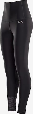 Skinny Pantaloni sportivi 'HWL116C' di Winshape in nero