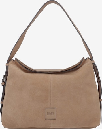 FREDsBRUDER Schultertasche in Beige: predná strana