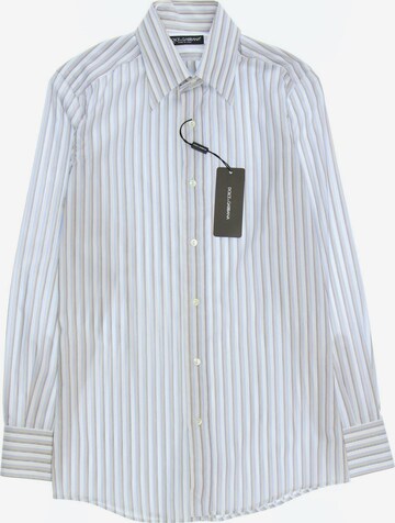 DOLCE & GABBANA Button Up Shirt in S in White: front