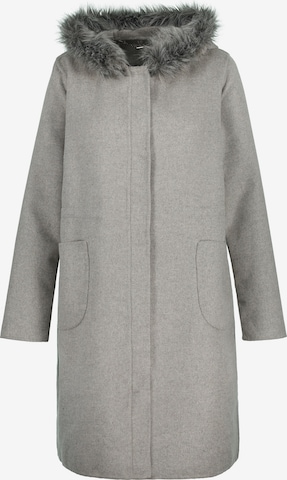 Ulla Popken Winter Coat in Grey: front