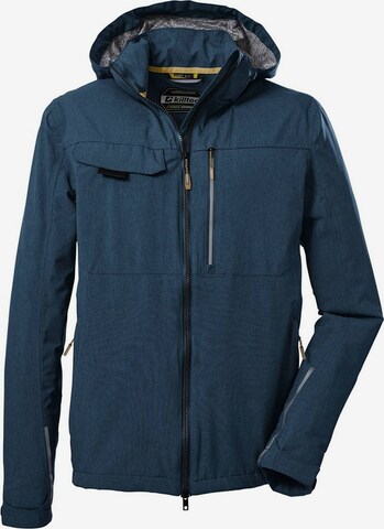 KILLTEC Outdoor jacket in Blue: front