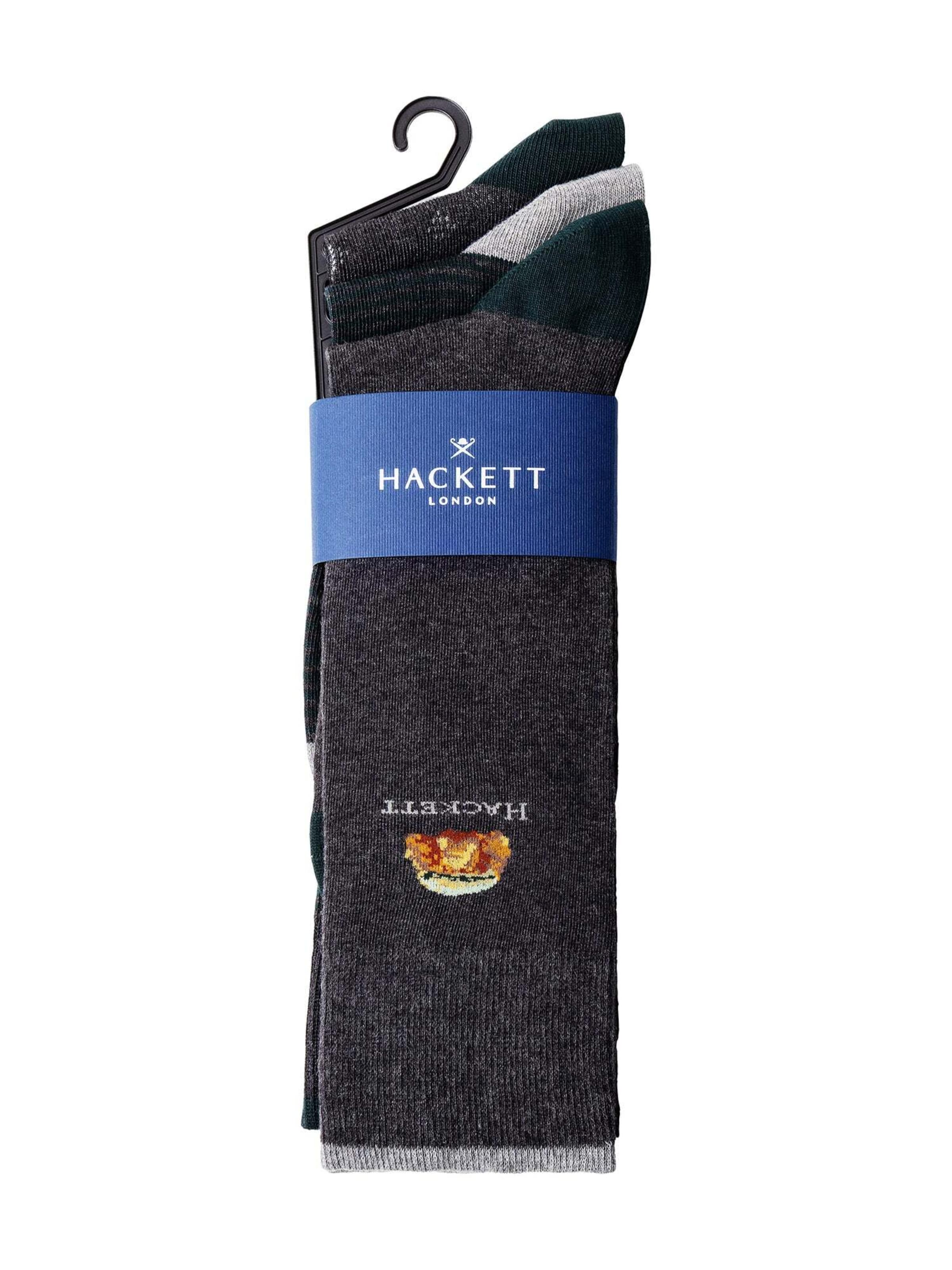 Chaussettes ' HARRY STRIPES ' Hackett London en marron