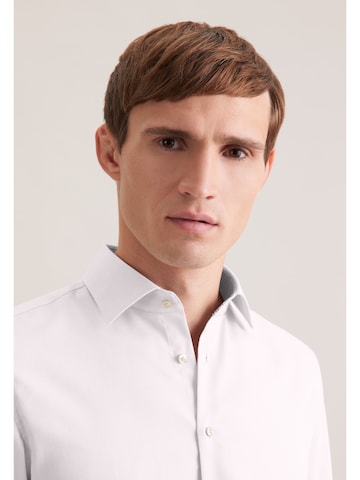 SEIDENSTICKER Slim fit Zakelijk overhemd 'Schwarze Rose' in Beige