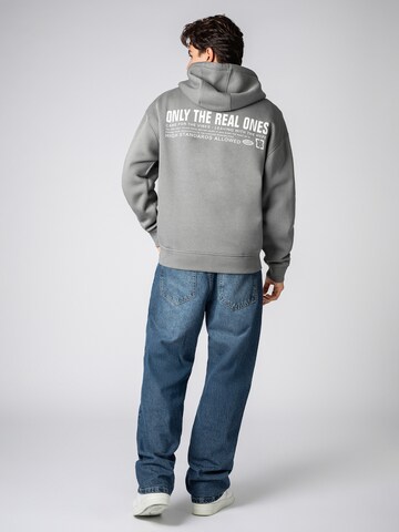 Sublevel Zip-Up Hoodie in Grey