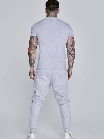 SikSilk Slimfit Sporthose 'Essentials Joggers'‌‌ in Grau