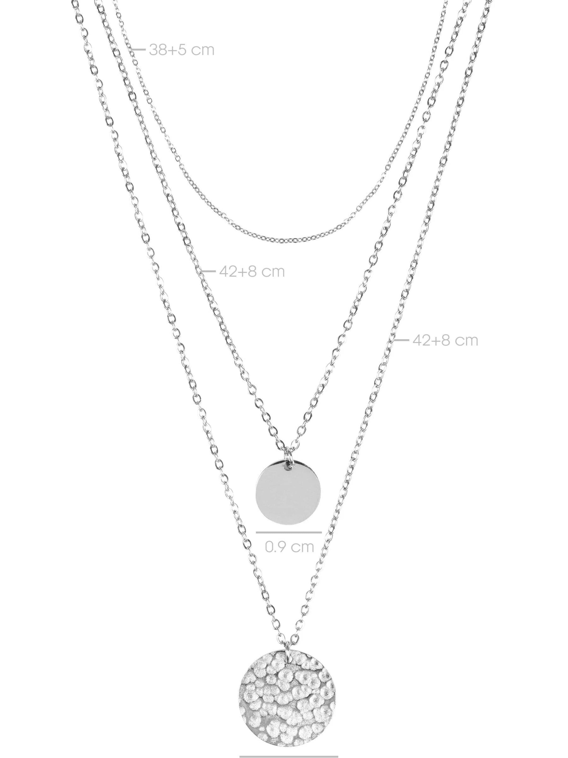 Chaîne 'Necklace Hammered' Chic by Lirette en argent
