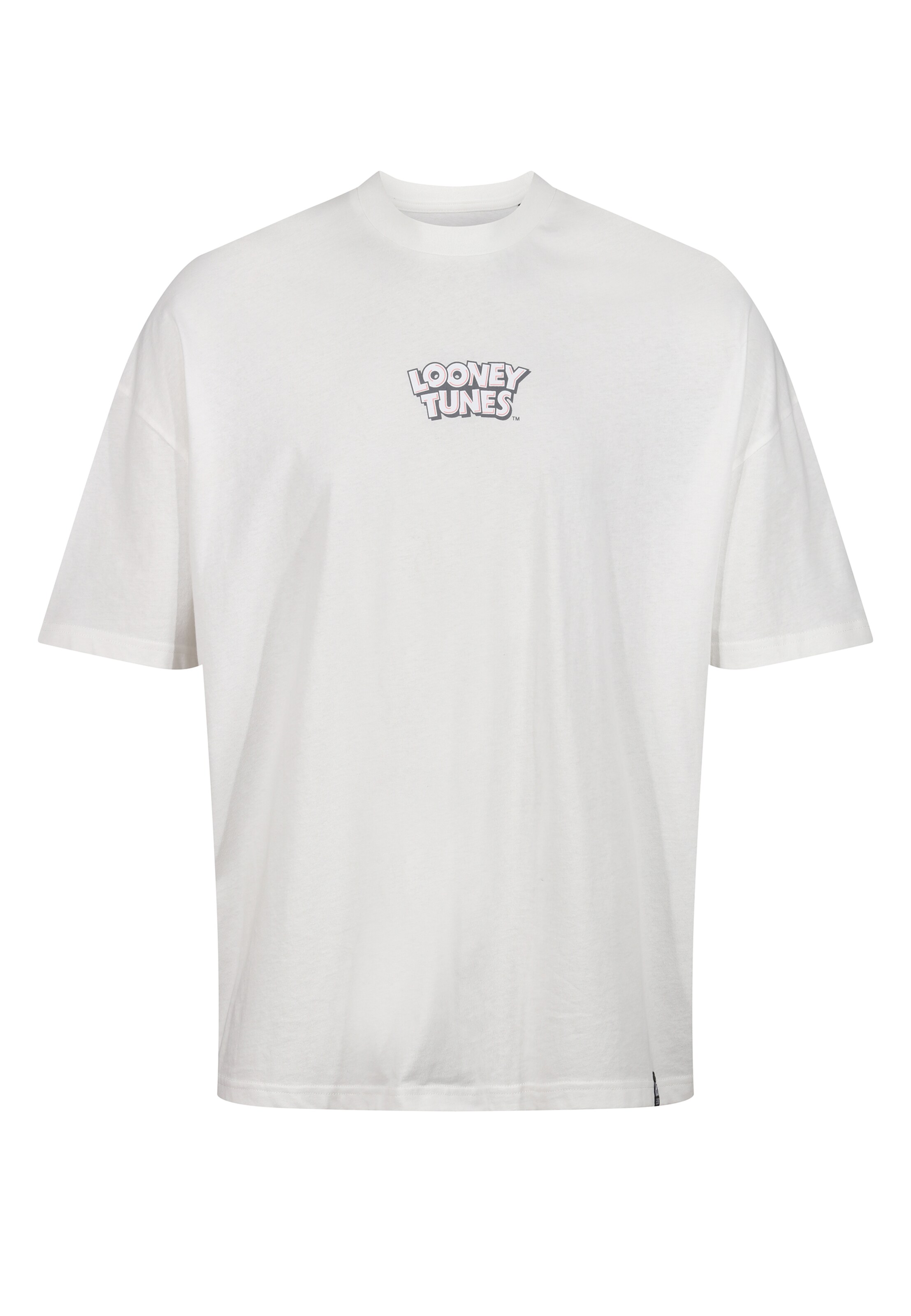 Recovered Shirt 'Looney Tunes' in de kleur Ecru, Productweergave