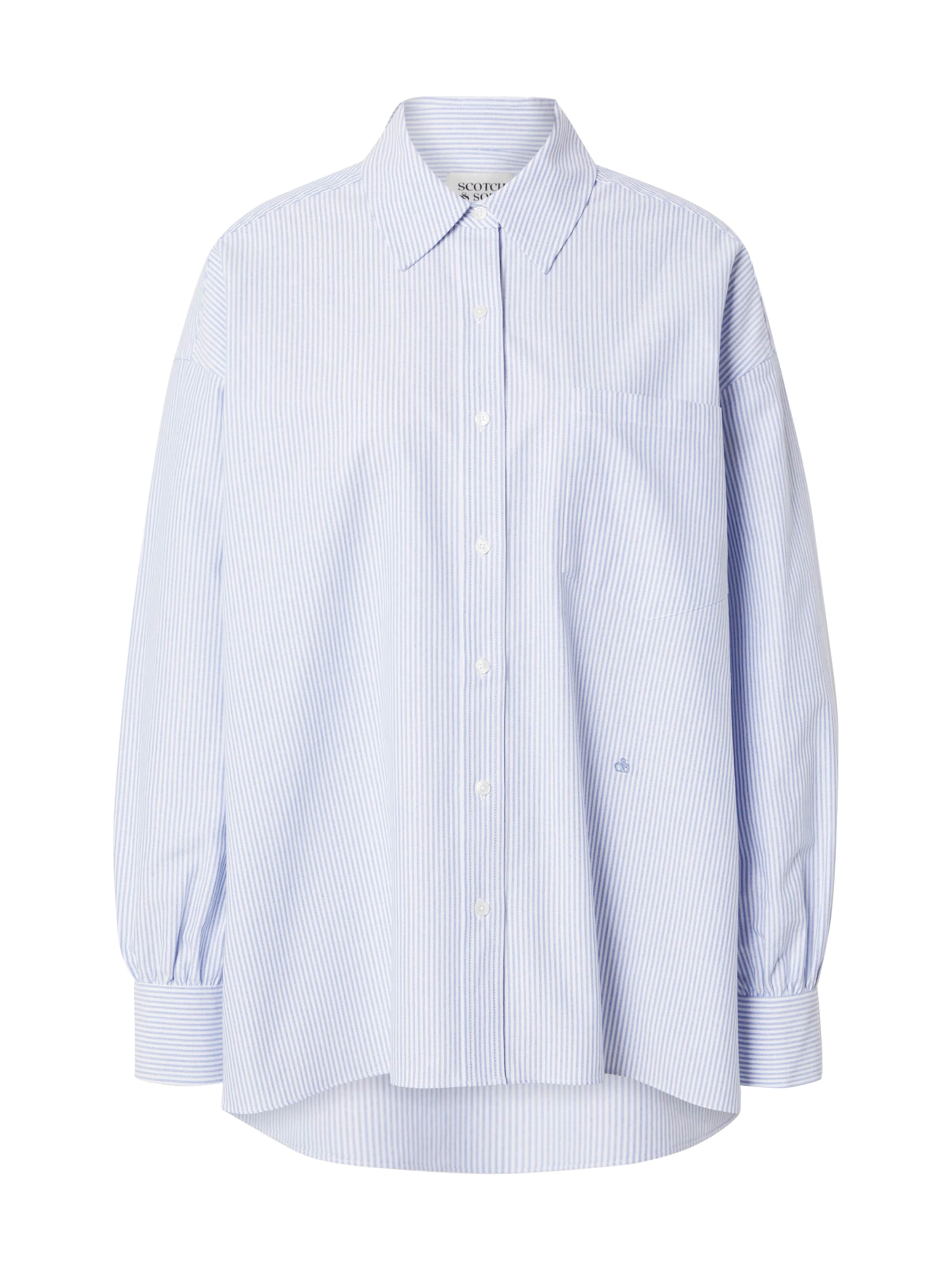 SCOTCH & SODA Bluse in Blau: Vorderseite