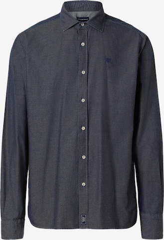 North Sails Button Up Shirt in Blue: front