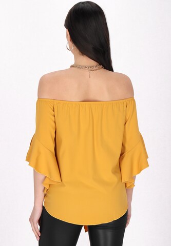 faina Blouse 'Essentials' in Yellow