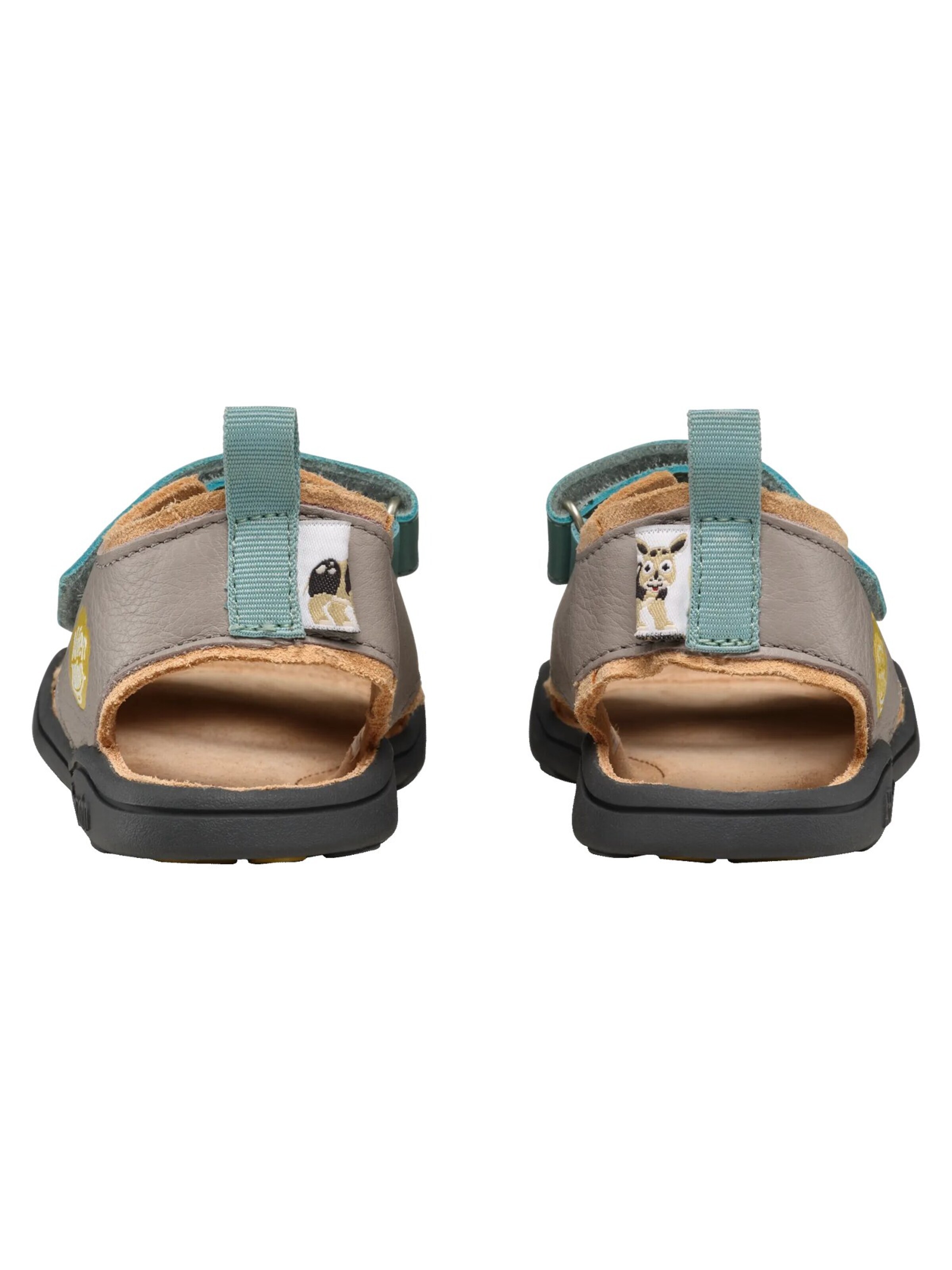 Affenzahn Sandals 'Sandale Leder Airy' in Grey
