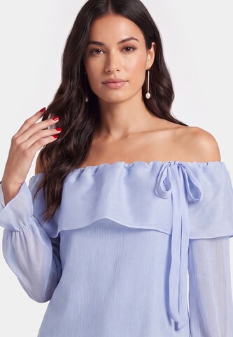 faina Bluse in Blau